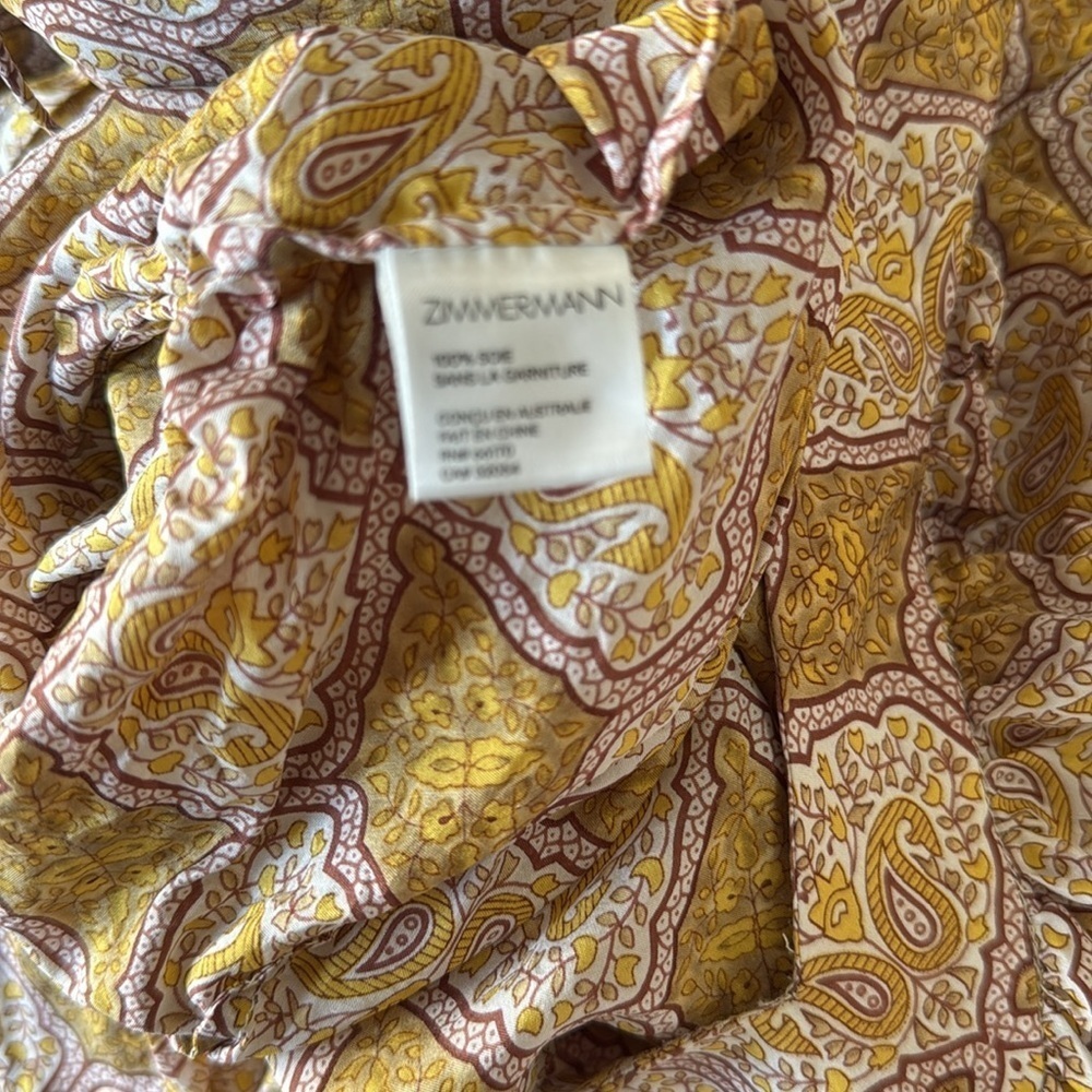 Zimmermann Belle Silk Jumpsuit Small - Picture 12 of 15